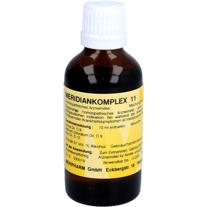 Meridiankomplex 11 Tropfen, 50 ml MIS