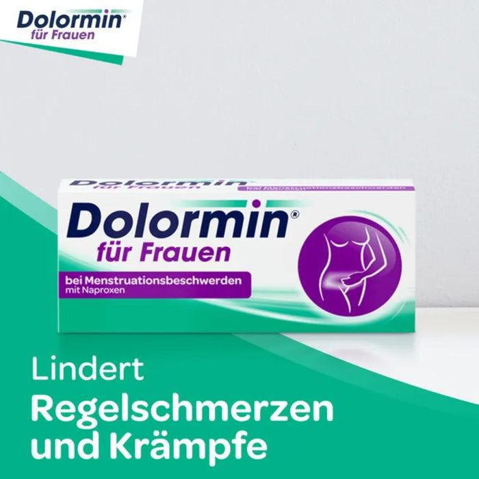 Dolormin für Frauen Tabletten bei Menstruationsbeschwerden, 20 St. Tabletten
