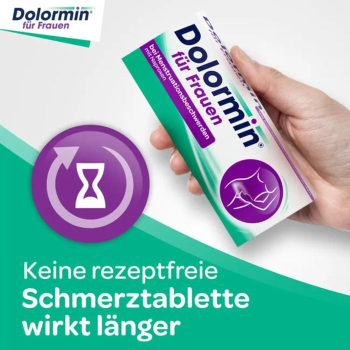 Dolormin für Frauen Tabletten bei Menstruationsbeschwerden, 20 St. Tabletten