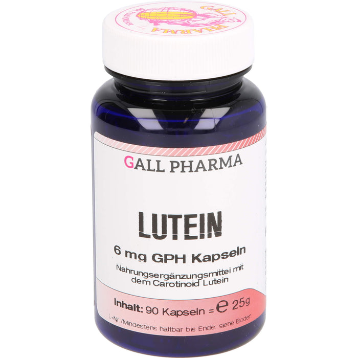 GALL PHARMA Lutein 6 mg GPH Kapseln, 90 St. Kapseln