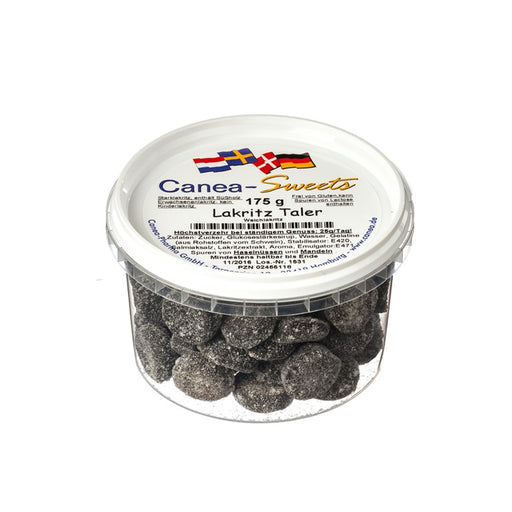 Canea-Sweets Lakritz-Taler, 175 g Gummidrops