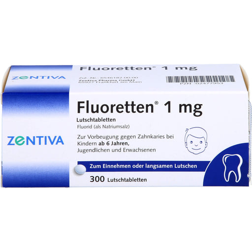 Fluoretten  1 mg, 300 St. Tabletten