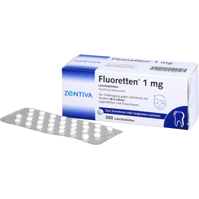 Fluoretten  1 mg, 300 St. Tabletten