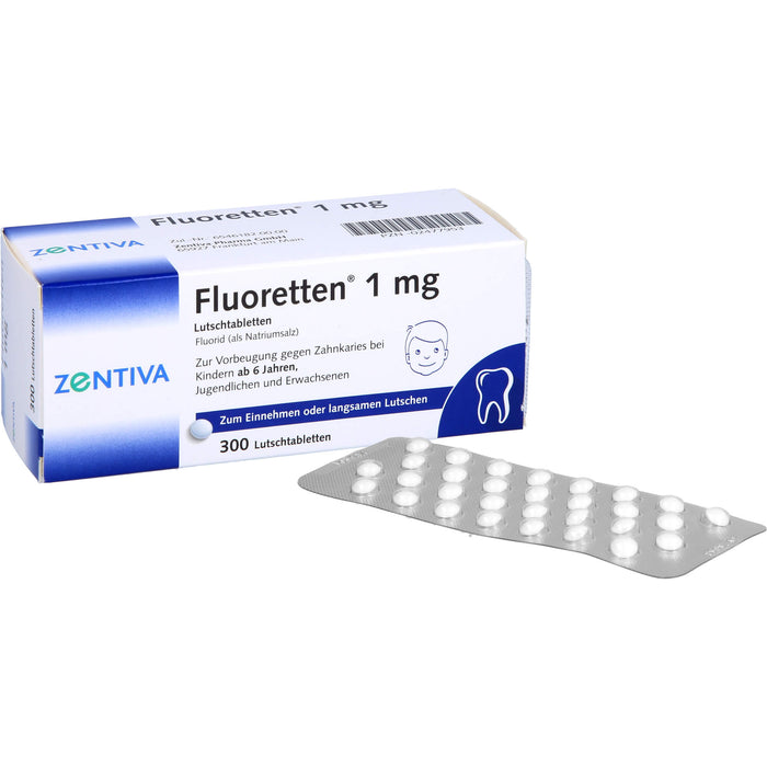Fluoretten  1 mg, 300 St. Tabletten