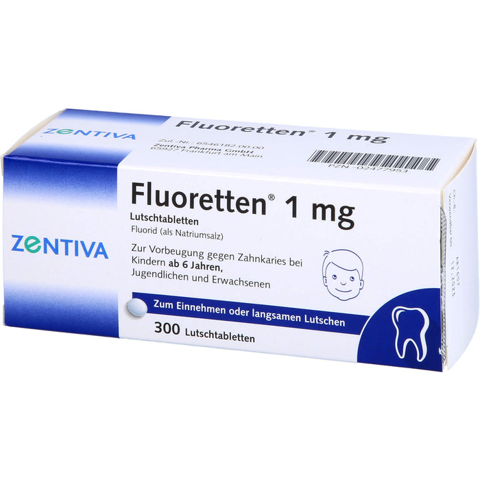 Fluoretten  1 mg, 300 St. Tabletten