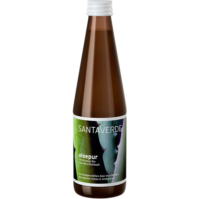 SANTAVERDE Aloe Vera Saft 100% reiner Saft, 330 ml Lösung