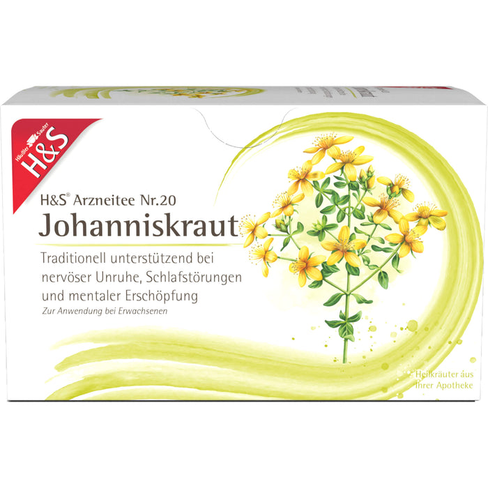 H&S Johanniskraut Arzneitee Nr. 20, 20 St. Filterbeutel