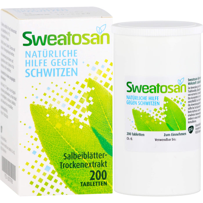 Sweatosan, überzogene Tabletten, 200 St. Tabletten