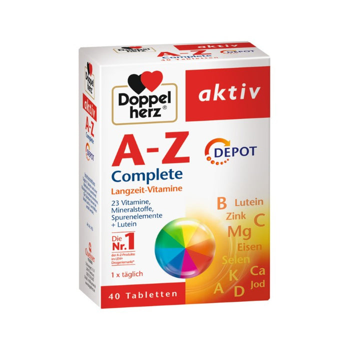 Doppelherz vital A-Z Complete Langzeit-Vitamine Depot-Tabletten, 40 St. Tabletten