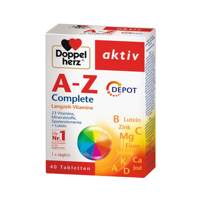 Doppelherz vital A-Z Complete Langzeit-Vitamine Depot-Tabletten, 40 St. Tabletten
