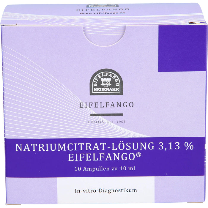 NATRIUM CITRICUM 3,13%, 10X10 ml AMP