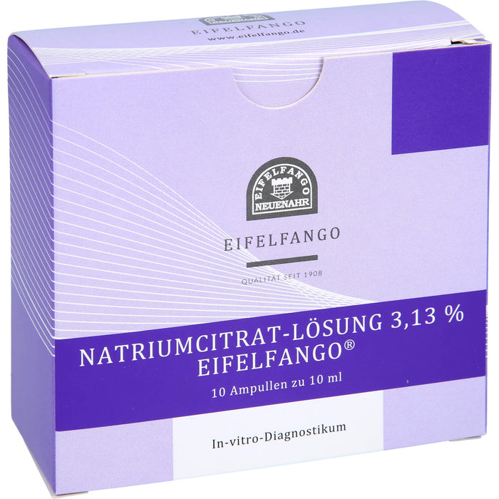 NATRIUM CITRICUM 3,13%, 10X10 ml AMP