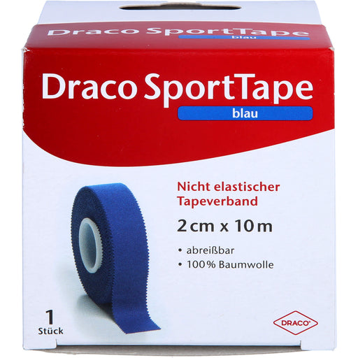 DRACO Tapeverband 10 m x 2 cm blau, 1 St. Verband