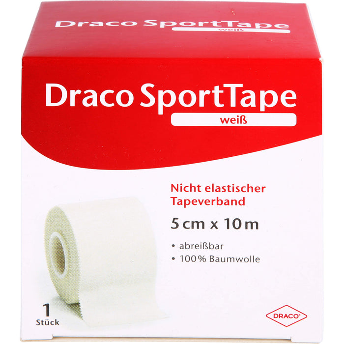 Dracotapeverband 10mx5cm weiss, 1 St VER
