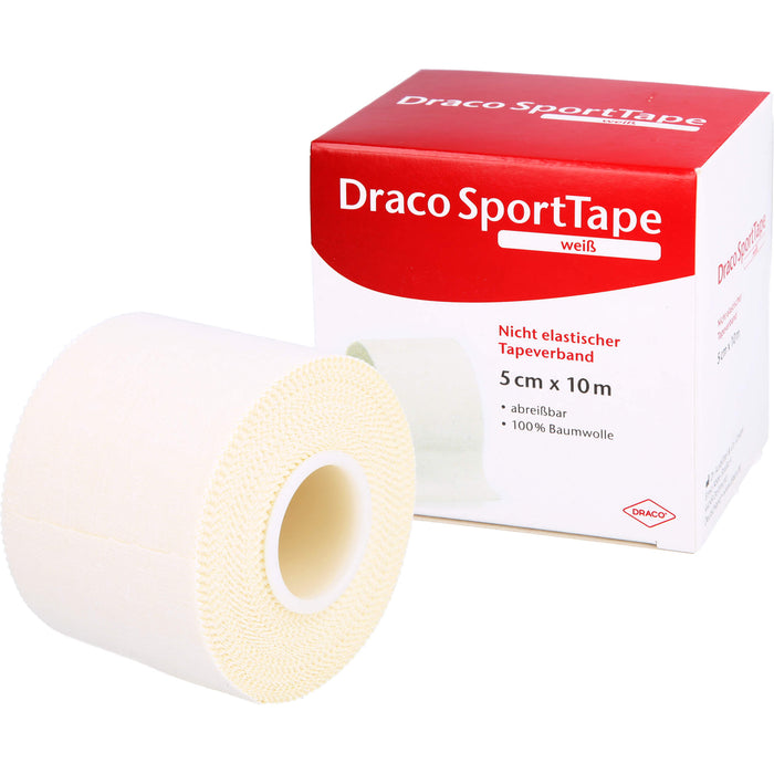 Dracotapeverband 10mx5cm weiss, 1 St VER
