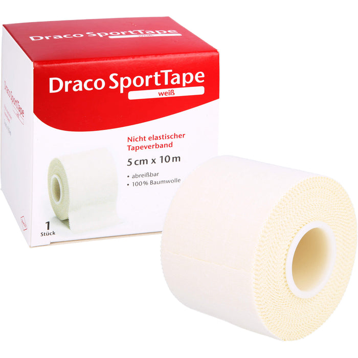 Dracotapeverband 10mx5cm weiss, 1 St VER
