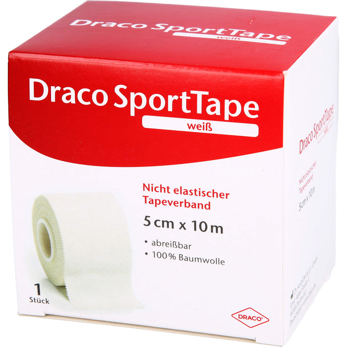 Dracotapeverband 10mx5cm weiss, 1 St VER