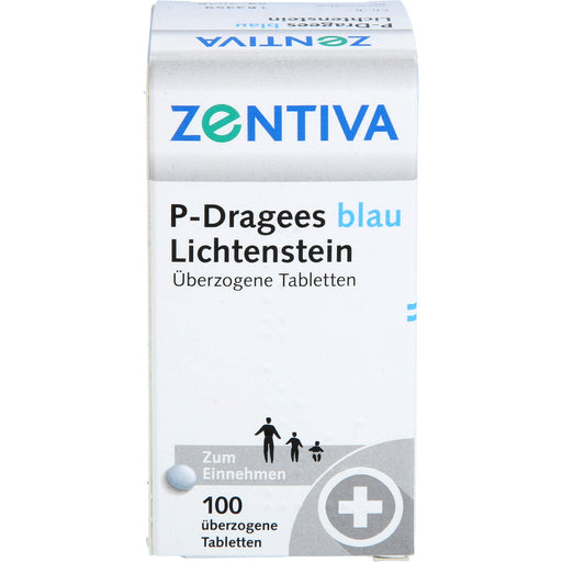 P-Dragees blau Lichtenstein, Überzogene Tabletten, 100 St UTA
