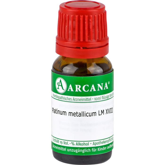 Platinum metallicum Arcana LM 18 Dilution, 10 ml DIL