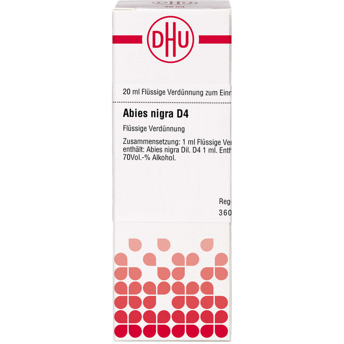 Abies nigra D4 DHU Dilution, 20 ml Lösung
