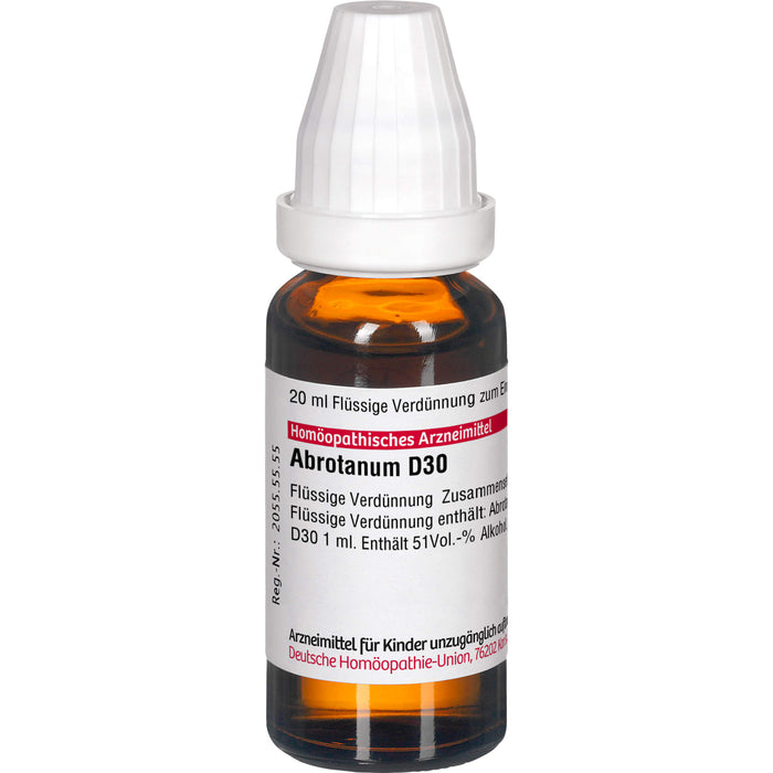 Abrotanum D30 DHU Dilution, 20 ml Lösung