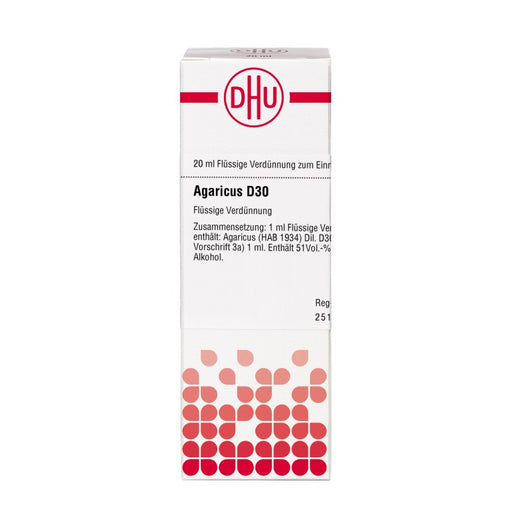 DHU Agaricus D30 Dilution, 20 ml Lösung