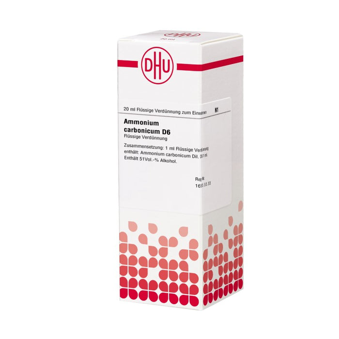 Ammonium carbonicum D6 DHU Dilution, 20 ml Lösung