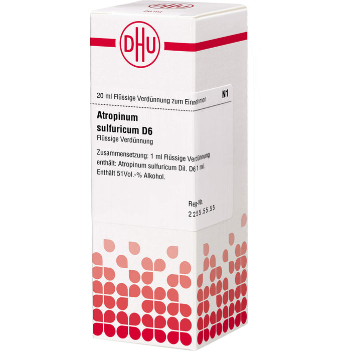 Atropinum sulfuricum D6 DHU Dilution, 20 ml Lösung