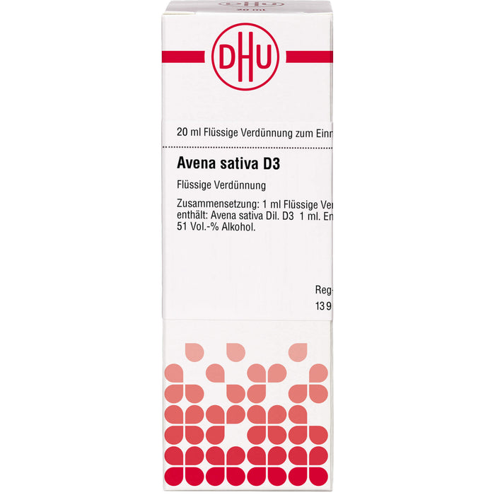 Avena sativa D3 DHU Dilution, 20 ml Lösung