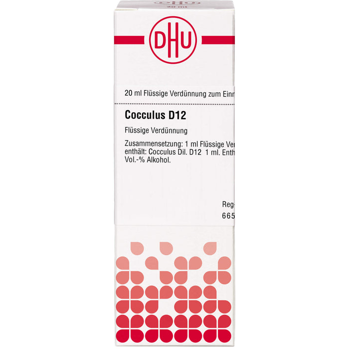 Cocculus D12 DHU Dilution, 20 ml Lösung