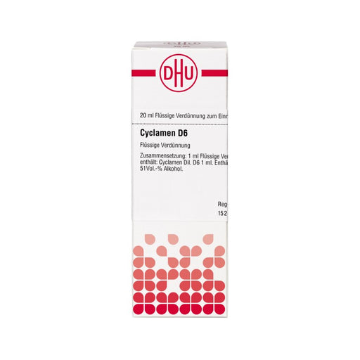 Cyclamen D6 DHU Dilution, 20 ml Lösung