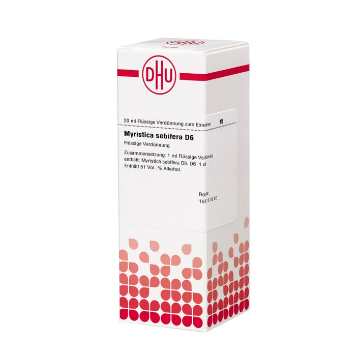 Myristica sebifera D6 DHU Dilution, 20 ml Lösung