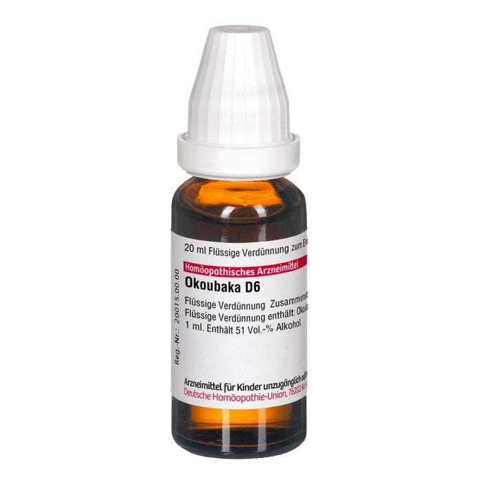 DHU Okoubaka D6 Dilution, 20 ml Lösung