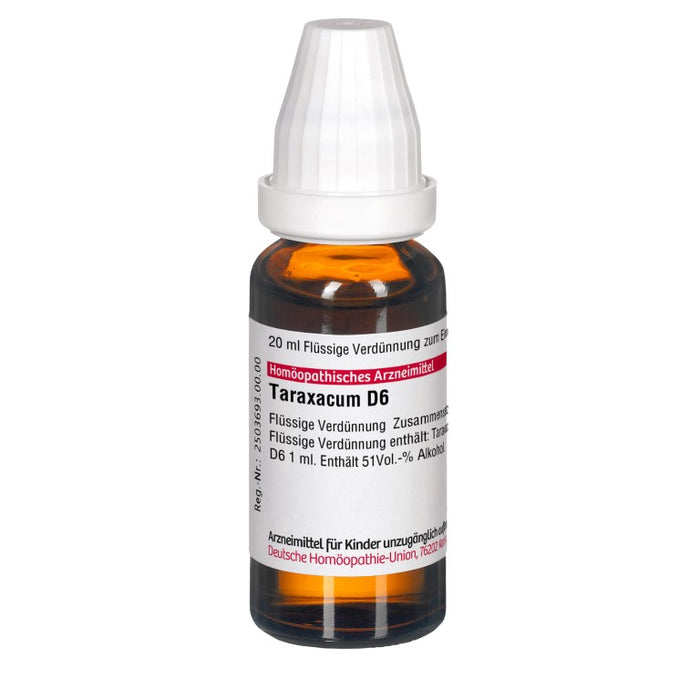 Taraxacum D6 DHU Dilution, 20 ml Lösung