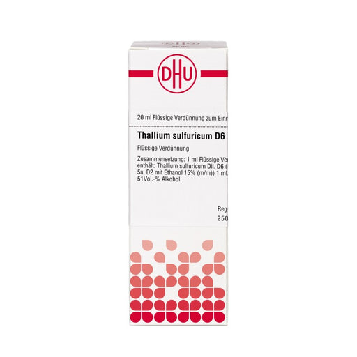 Thallium sulfuricum D6 DHU Dilution, 20 ml Lösung