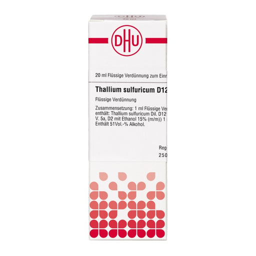 Thallium sulfuricum D12 DHU Dilution, 20 ml Lösung