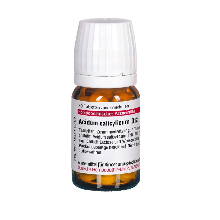DHU Acidum salicylicum D12 Tabletten, 80 St. Tabletten