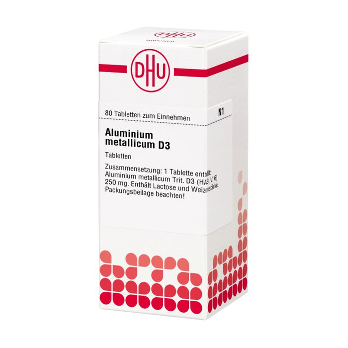 Aluminium metallicum D3 DHU Tabletten, 80 St. Tabletten