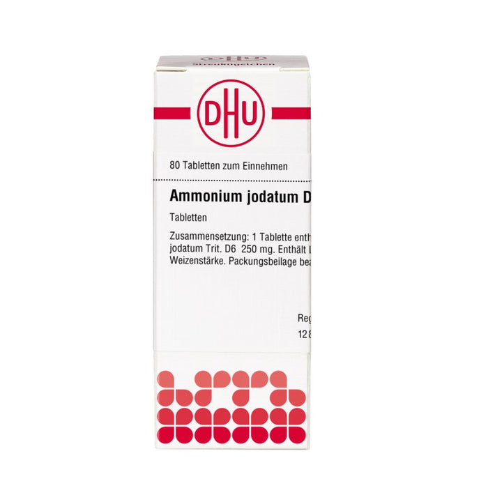 Ammonium jodatum D6 DHU Tabletten, 80 St. Tabletten