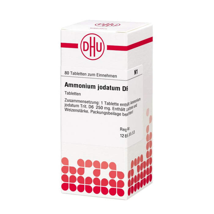 Ammonium jodatum D6 DHU Tabletten, 80 St. Tabletten