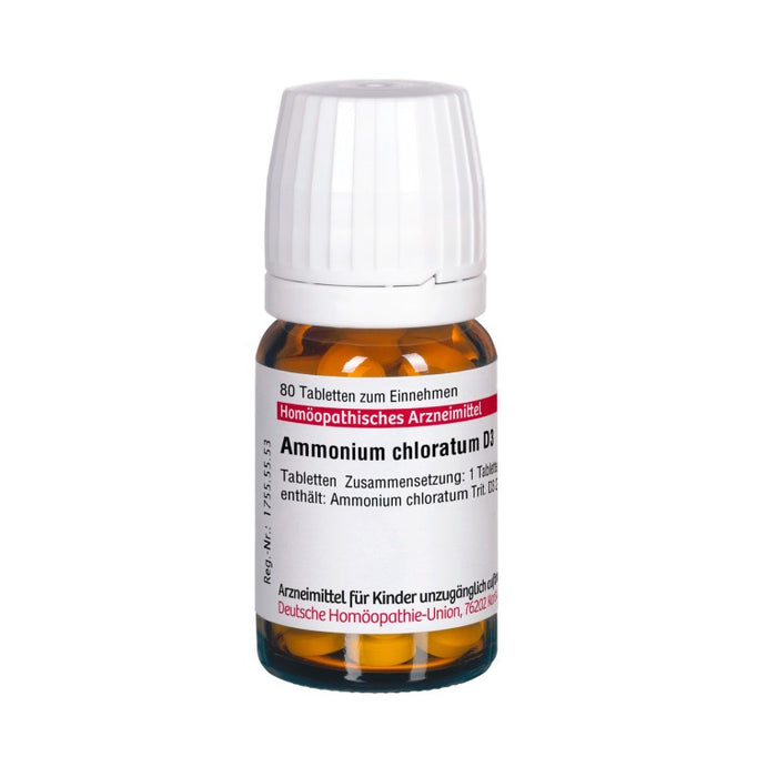 Ammonium chloratum D3 DHU Tabletten, 80 St. Tabletten
