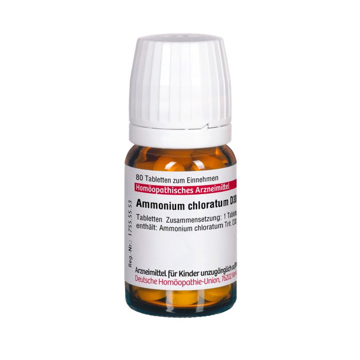 Ammonium chloratum D30 DHU Tabletten, 80 St. Tabletten
