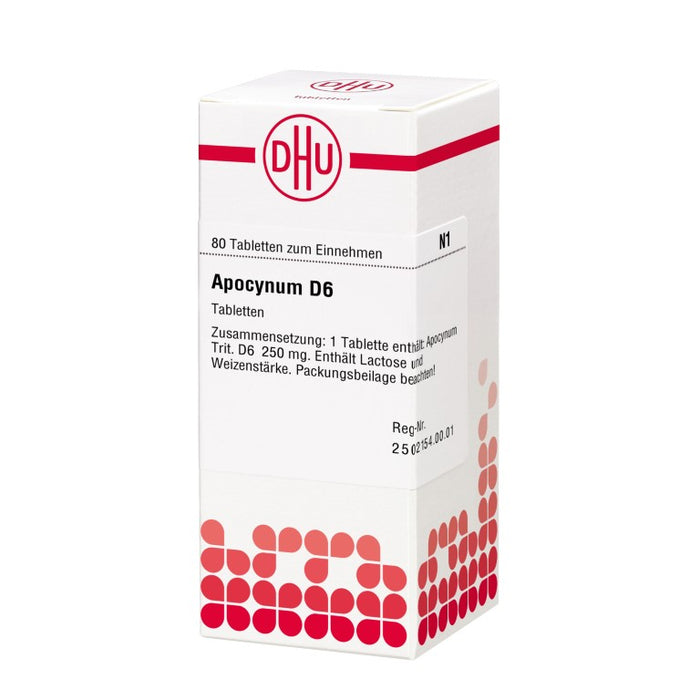 Apocynum D6 DHU Tabletten, 80 St. Tabletten