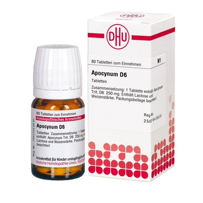 Apocynum D6 DHU Tabletten, 80 St. Tabletten