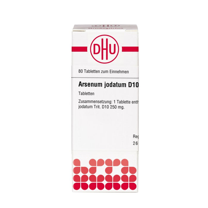 Arsenum jodatum D10 DHU Tabletten, 80 St. Tabletten