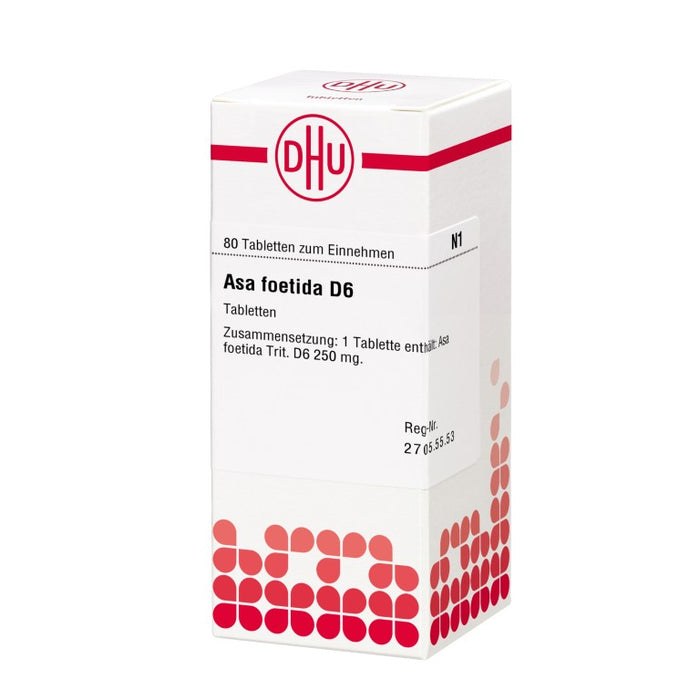 Asa foetida D6 DHU Tabletten, 80 St. Tabletten