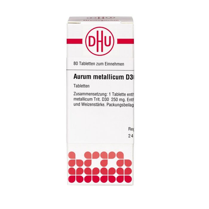 Aurum metallicum D30 DHU Tabletten, 80 St. Tabletten