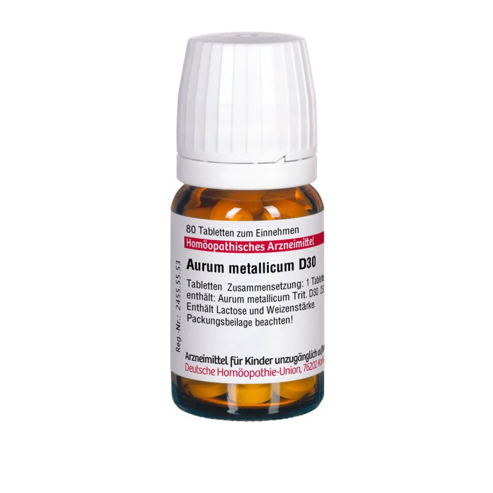 Aurum metallicum D30 DHU Tabletten, 80 St. Tabletten