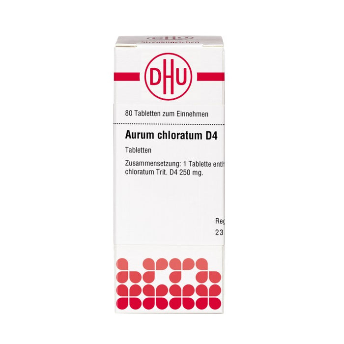 DHU Aurum chloratum D4 Tabletten, 80 St. Tabletten
