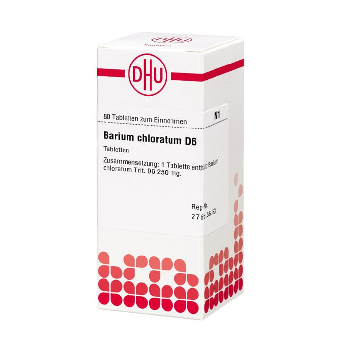 Barium chloratum D6 DHU Tabletten, 80 St. Tabletten